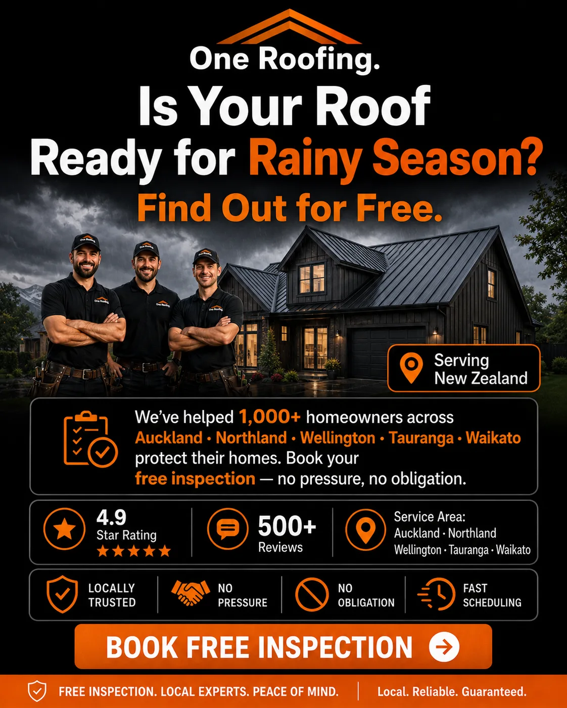 Before and after roof showcase